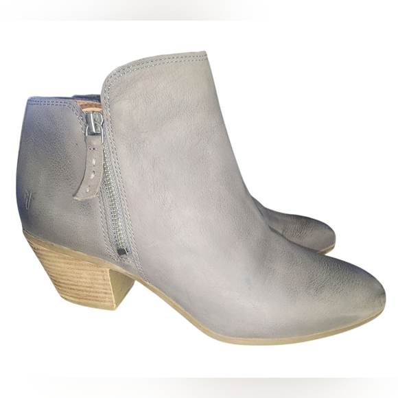 Frye Shoes - Frye Ankle Boots Judith Double Zip, Gray, Womens 9M​
